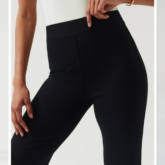 SPANX Perfect Pant Split Hem Wide Leg NWT Large Tall - Picture 3 of 13